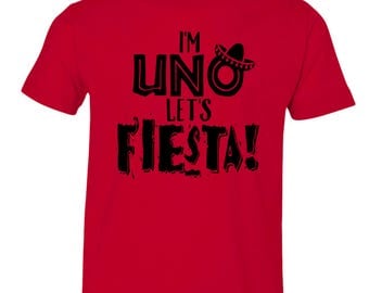 uno fiesta birthday shirt