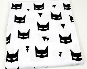 batman jersey, jersey fabric, sewing fabric, boys fabric, cotton fabric, kids fabric, batman fabric, fabric yardage, fabric for sewing, knit