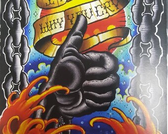 OLD PRINTS! 11×14 tattoo flash
