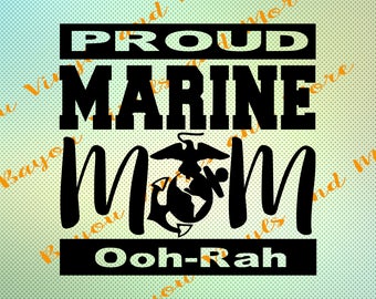 Free Free Proud Marine Mom Svg 851 SVG PNG EPS DXF File
