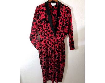 Black Tiger Shoulder Pad Dress main image 1