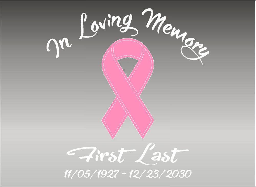 In Loving Memory Ribbon Svg