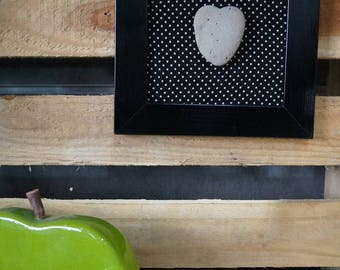 Black Heart stone setting