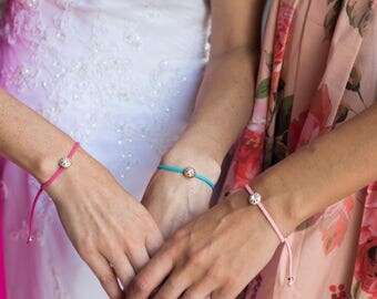 Junior Bridesmaid bracelets - will you be my Junior bridesmaid - I couldnt say I do without you - gifts for her - gifts under 10