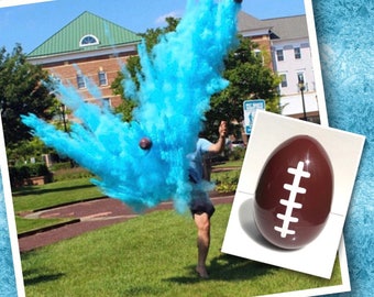 Football Gender Reveal balls with NEW bright colors! Touchdowns or Tutus!