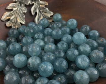 Faceted Apatite Jade Beads