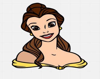 Download Belle princess svg | Etsy