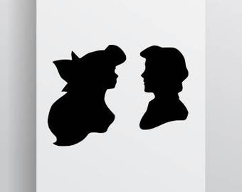 SALE!! Ariel svg; Prince Eric svg; The little Mermaid; Little Mermaid SVG; Disney; Disney SVG; Cut file; Cricut; Silhouette;
