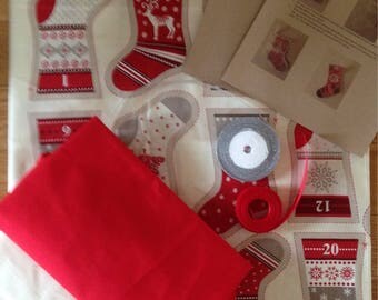 Stocking Advent Calendar Kit