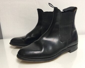 Regent - True vintage leather chelsea ankle boots uk size 7
