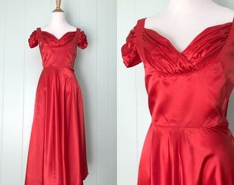 1940s evening dress | Etsy