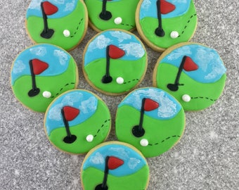 Golf cookies | Etsy