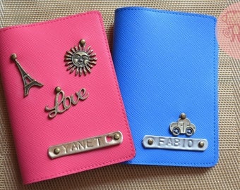 personalized passport cover/customized passport holder/ Super kool handmade personalized passport cover/ pu leather/ COOLEST GIFT EVER