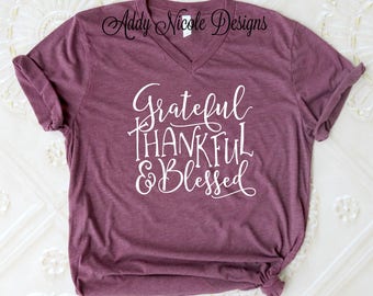 thankful shirts etsy