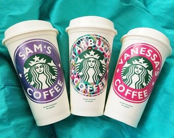 Starbucks Cup | Custom Starbucks Cup | Starbucks Tumbler | Personalized Starbucks Cup | Monogram Starbucks Cup | Starbucks Reusable Cup