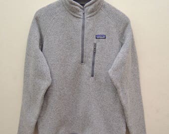 Vintage Patagonia Sweatshirt Half Zipper Hoodies Sweater Outdoor Gear Hiking Size M