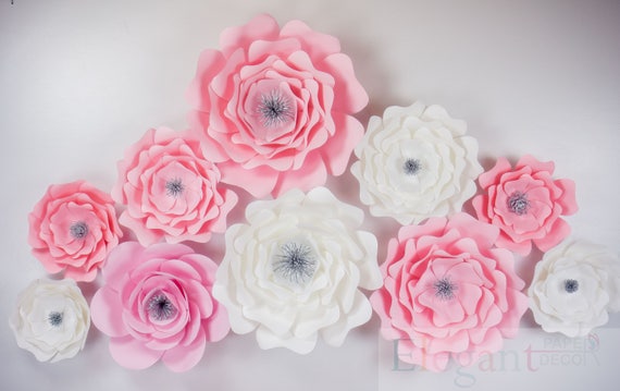giant paper flowers winter onederland paper flower bakdrop wedding giant paper flower centerpieces