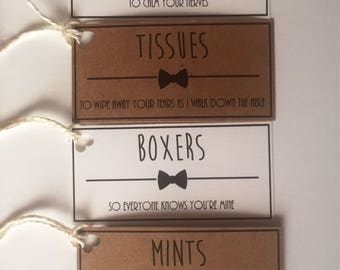 Grooms Survival Kit, Grooms Gift Tags, Groom Survival Kit Tags, Grooms Gift