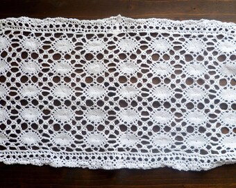 Handmade white cotton thread doilies. Handmade white cotton thread doilies