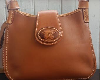 Dooney & Bourke Authentic Vintage Donegal Mini Hobo Tan Crossbody/Shoulder Bag