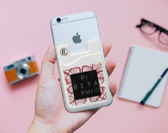 Pi Beta Phi Jungle Leaf Phone Wallet