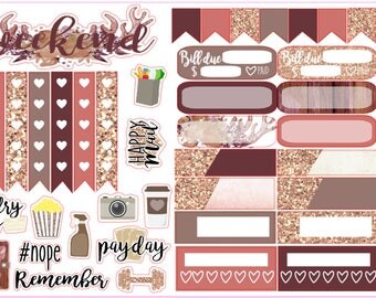 Rustic Romance- A La Carte Sticker Sheets