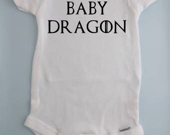 Baby Shower Gift, Baby Boy Gift, Baby Girl Gift, Game of Thrones Baby, Game of Thrones Onesie, Game of Thrones Baby Shower, Dragon Shower