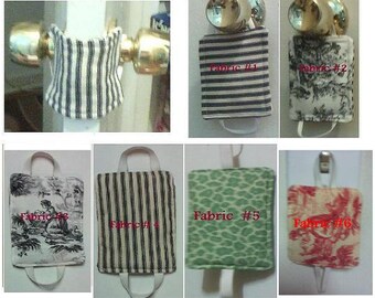 CHOOSE Fabric Door Latch Cover Slam stopper Door protection Silencer Door cushion Muffler