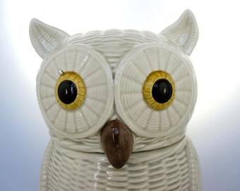 Boite Hibou pour bijoux, choux, cailloux... France/ Années 80