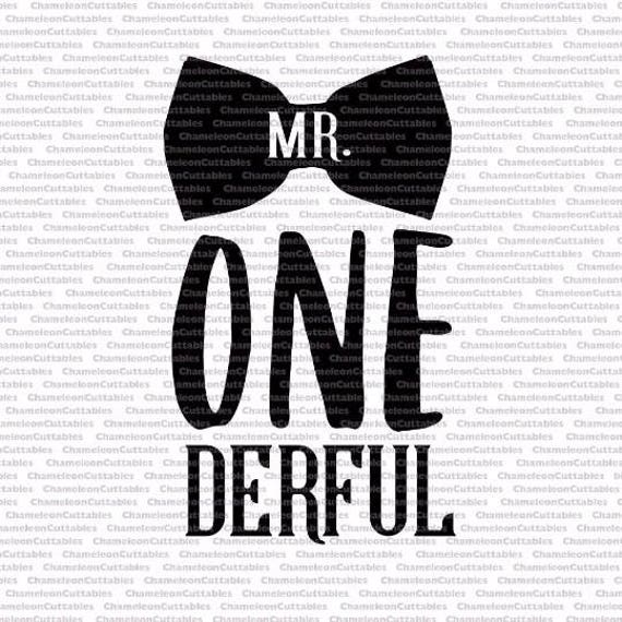 Download Mr. Onederful, svg, wonderful, Mr, baby, boy, first ...