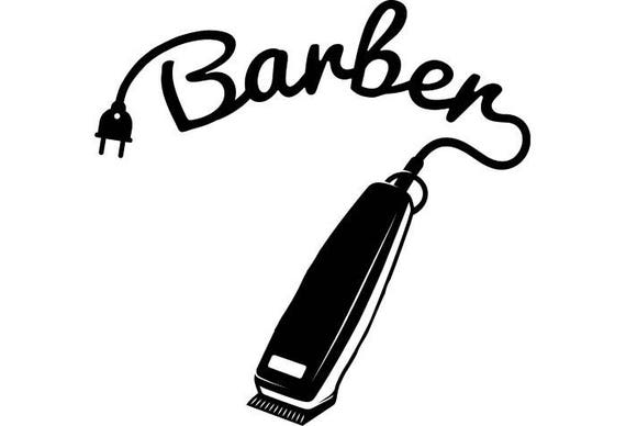 Barber Logo 1 Salon Shop Haircut Hair Cut Groom Grooming