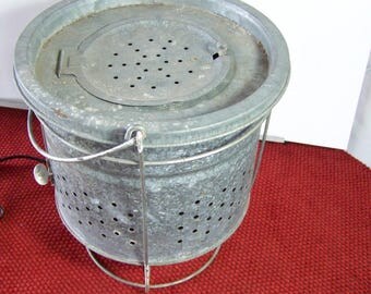 Bait Bucket converted to night light way cool steampunk funky