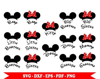 Free Free 175 Mickey Mouse Family Birthday Svg SVG PNG EPS DXF File