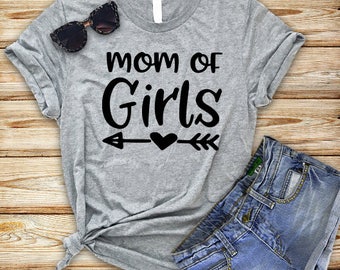 Girl mom shirt | Etsy