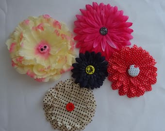 Cute rockabilly style hairclips