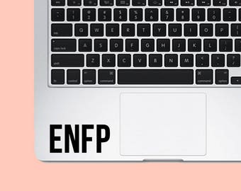 ENFP Decal Sticker - Myers-Briggs Decal - Laptop Decal - Laptop Sticker - Macbook Sticker - Vinyl Sticker - Car Decal - iPad Decal