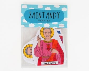 SAINT ANDY COHEN, Andy Cohen, Real Housewives, Real Housewives of Beverly Hills, Vanderpump Rules, rhony, rhobh, gay stickers, lgbt gift
