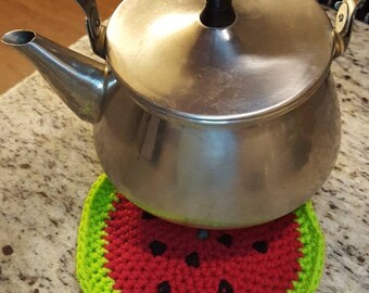 Trivet Melon hot pad OR pot holder