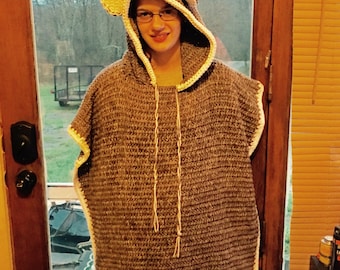 Crocheted Animal ponchos