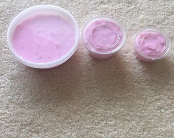 Strawberry cupcake scented floam slime