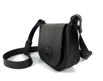 Leather Crossbody Bag, Small Crossbody Bag, Womens Crossbody Purse, Minimalist Clutch, Black Clutch Purse, Shoulder Purse, Shoulder Handbag