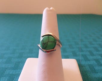 Turquoise Statement Ring, Turquoise Ring, Statement Ring, Turquoise Jewelry, Boho Turquoise Ring, Bold Statement Ring