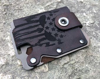 Special Edition-Kodiak Hero men's wallet (Custom Bearskin-Dark Earth metal)-Free Shipping