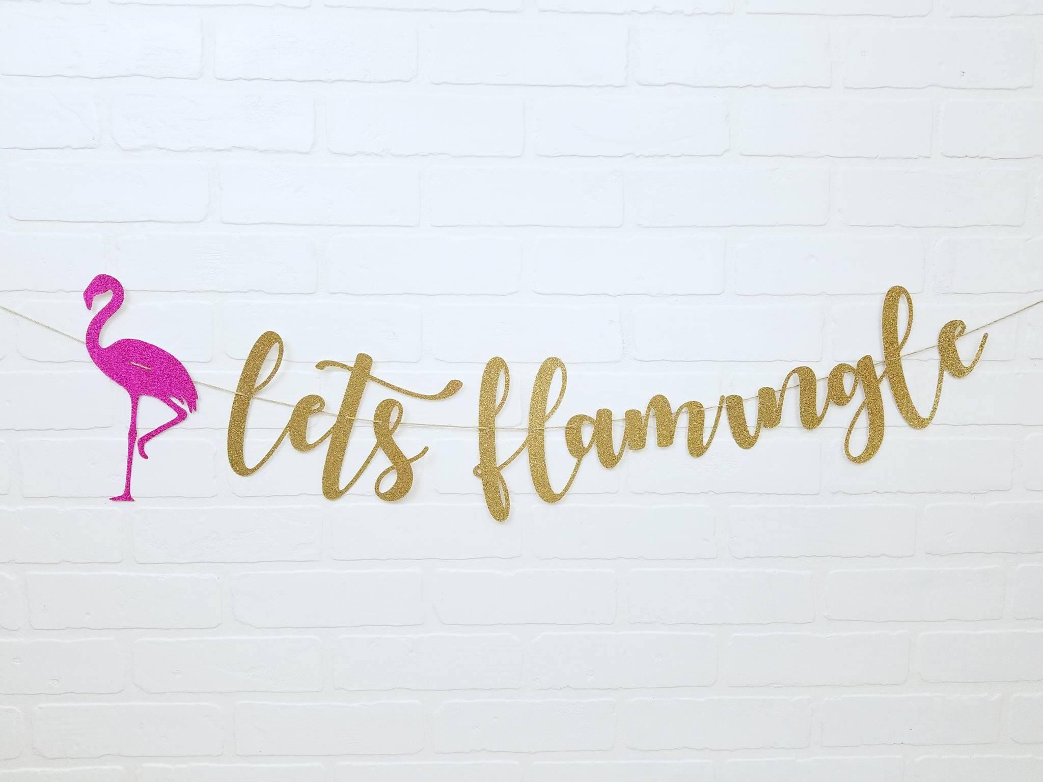 Lets Flamingle Free Printable