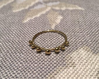 O-Fjorton Dots Handmade Ring