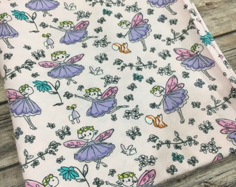 Fairy Baby, Fairy Baby Shower, Flannel Baby Blanket, Flannel Swaddle, Baby Girl Blanket, Baby Shower Gift, Fairy Bedding, Baby Girl Gift