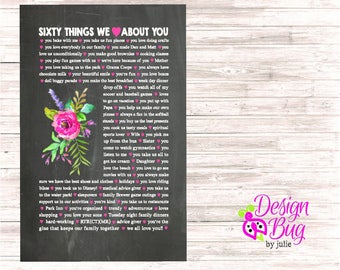 60 Things We Love About You - Poster
