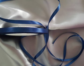 "Night blue" satin ribbon