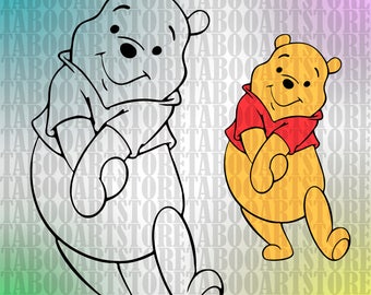 Download Winnie the pooh svg | Etsy