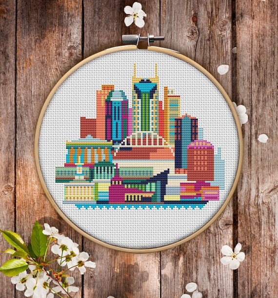 Nashville Cross Stitch Pattern for Instant Download 103